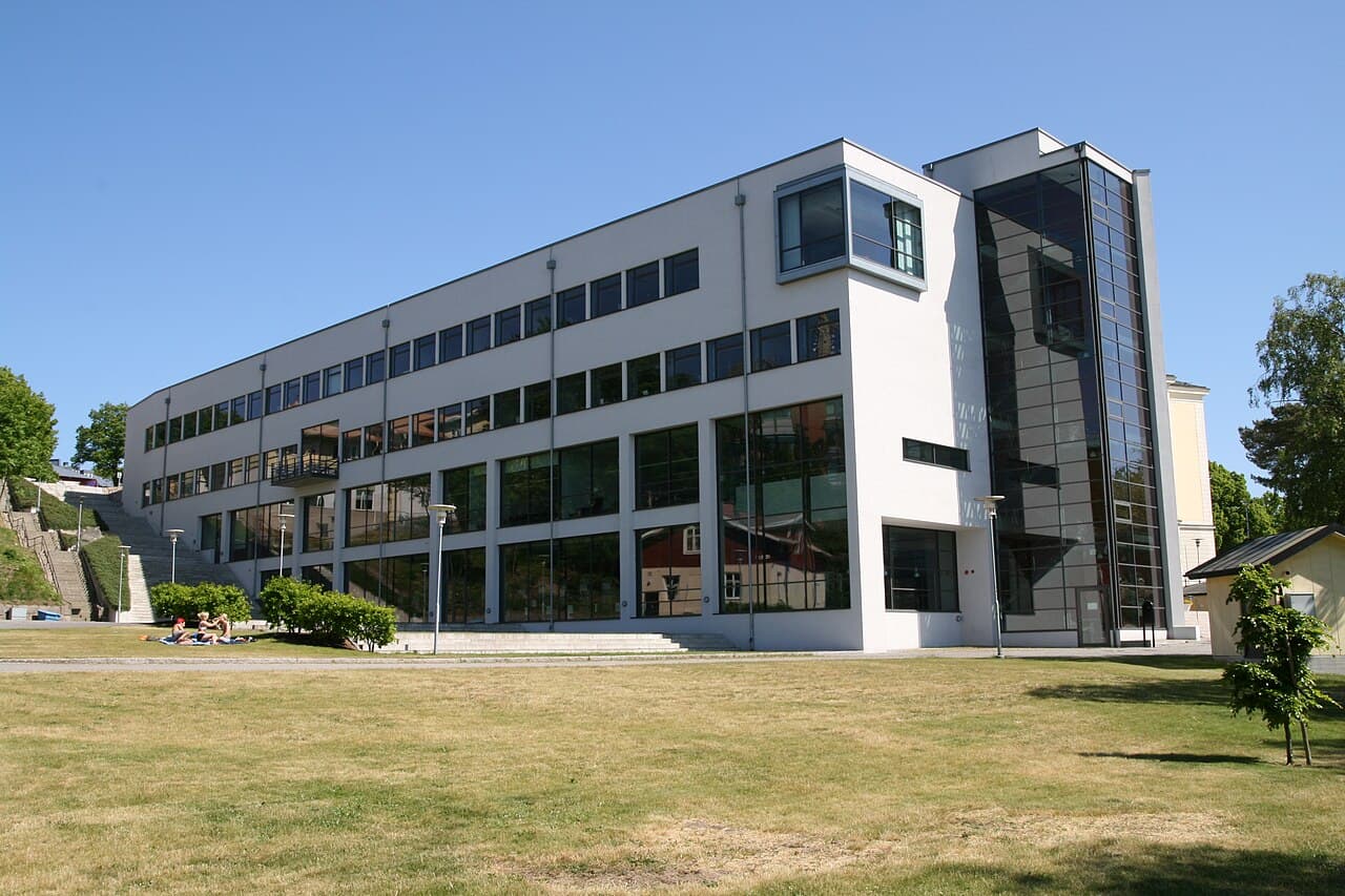 The library building of Blekinge Institute of Technology at Campus Gräsvik in Karlskrona, Sweden.