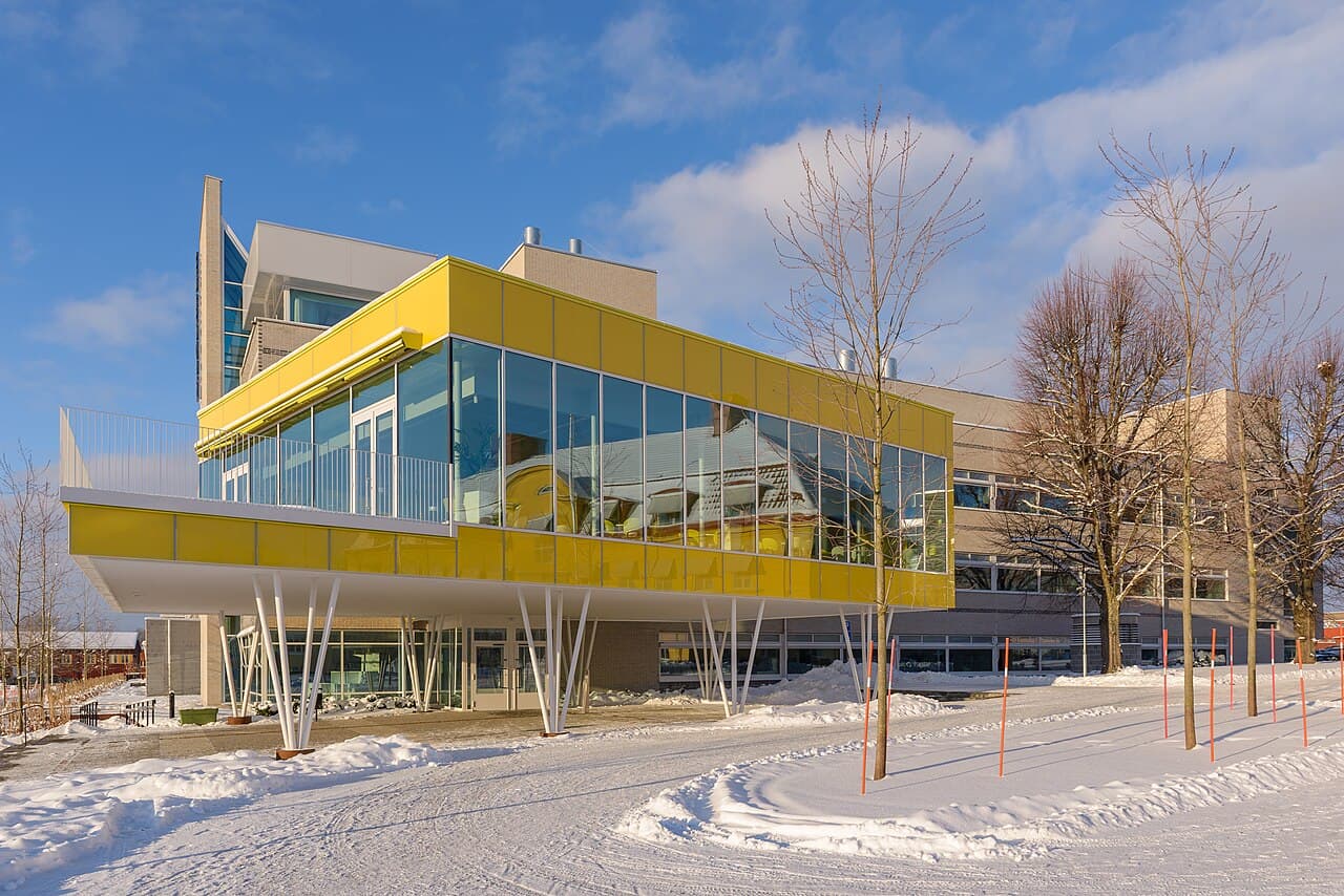 Biocentrum. Swedish University of Agricultural Sciences, Ultuna campus, Uppsala. Architects: Bjurström Brodin Arkitekter AB.